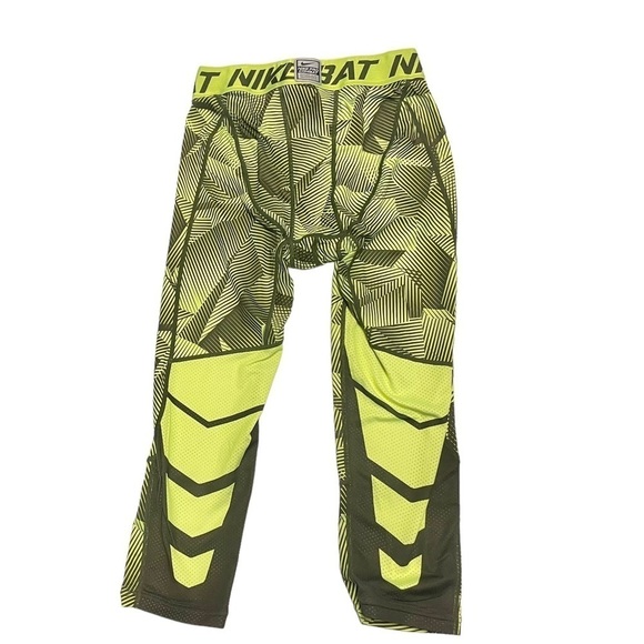 Nike Other - Nike Pro Combat , leggings , green black , size large , 26-20